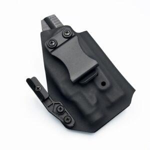 ซองพกใน KYDEX สีดำ หนา .080 นิ้ว สำหรับ SIG Sauer P365XL ติดไฟฉาย TLR-7 sub พร้อม Quick Clip และ Modwing
