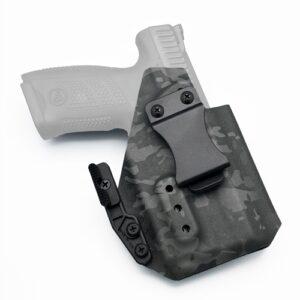 ซองปืนพกใน Quick Clip IWB KYDEX CZ P-10 C Olight Baldr S