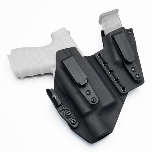 Glock 19 Gen 4 with Surefire X300U 2-piece Appendix Rig IWB KYDEX Holster with Modwing