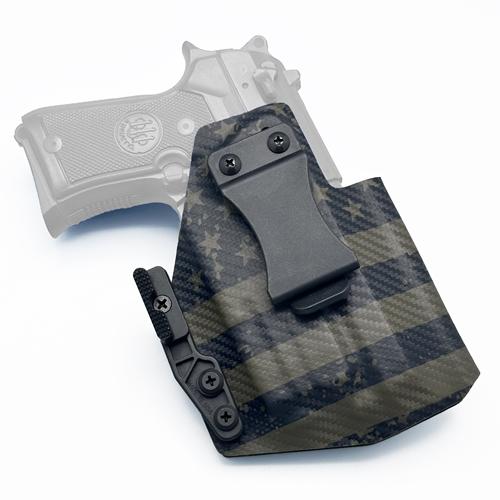 Beretta M9A1 92FS Compact Olight Baldr S Quick Clip IWB KYDEX Holster with Modwing