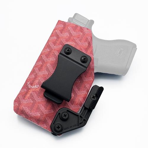 Glock 43 Quick Clip Left-Handed IWB KYDEX Holster with Modwing