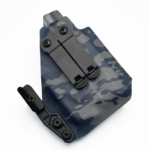 Multicam Black SIG Sauer p365 Streamlight tlr-6 IWB KYDEX holster with a DCC Monoblock clip and Light-Bearing Modwing.