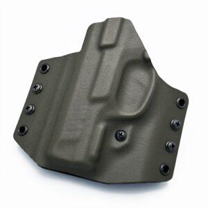 Left-handed Ranger Green Pancake OWB KYDEX Holster for Ruger SR9c