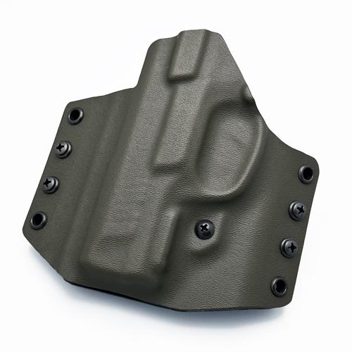 Left-handed Ranger Green Pancake OWB KYDEX Holster for Ruger SR9c