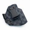 ซองพกใน KYDEX ถนัดขวา สำหรับปืนลูกโม่ Colt Cobra และ Colt Detective Special ลาย LV Damier Graphite หนา .080 นิ้ว