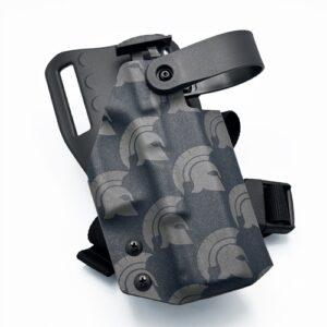 KYDEX Holster for Glock 19 showing Level 2 thumb release locking mechanism