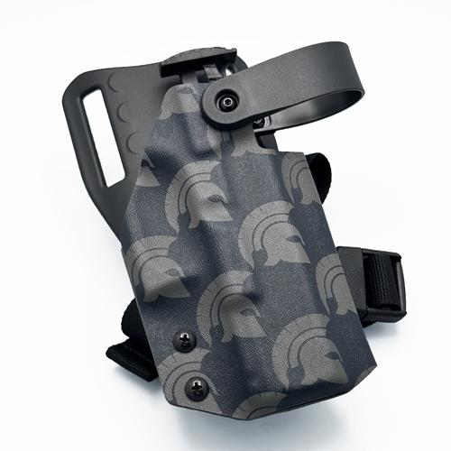 KYDEX Holster for Glock 19 showing Level 2 thumb release locking mechanism