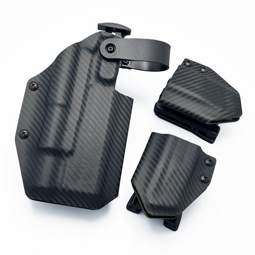 Staccato XC holster for Olight Baldr Pro R and single mag pouch (ซองพกนอก OWB Level 2 Staccato XC Olight Baldr Pro R และซองแม็กเดี่ยว)