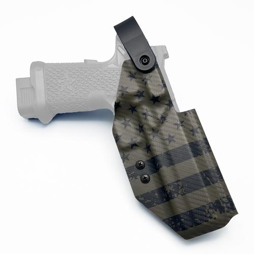 Staccato XC OWB holster with Level 2 retention mechanism (ซองพกนอก Taco Style OWB Level 2 ถนัดขวา สำหรับ Staccato XC)