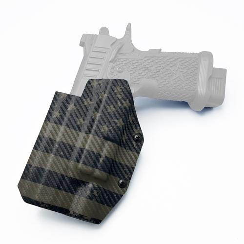 Left-handed Staccato XC holster with Surefire X300 OWB Taco style (ซองพกนอกถนัดมือซ้าย Staccato XC ใส่ Surefire X300U / X300T)