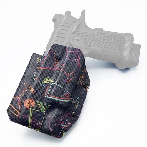Staccato XC holster with Surefire X300 Left-handed OWB KYDEX Holster (ซองพกนอกถนัดมือซ้าย Staccato XC ใส่ Surefire X300U / X300T)