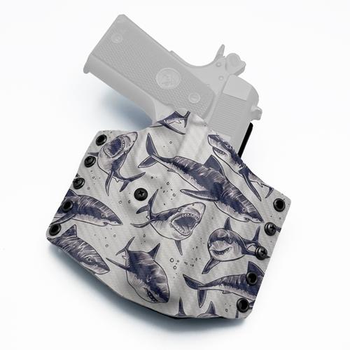 Colt Commander 4.25" OWB Pancake KYDEX Holster (ซองปืน KYDEX พกนอก แบบ Pancake สำหรับ Colt Commander 4.25 นิ้ว)