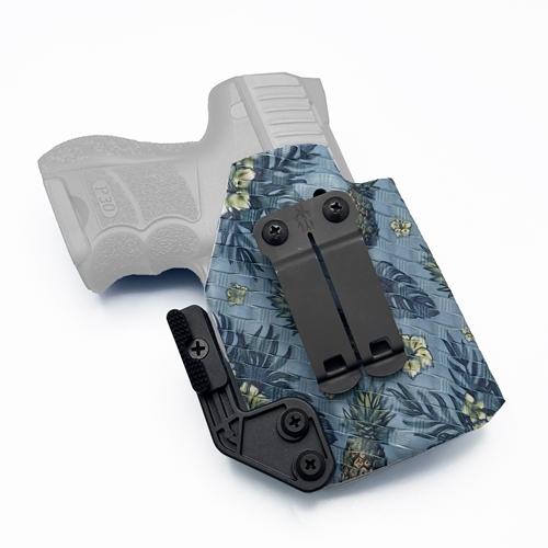 IWB holster for Heckler & Koch P30SK in Pineapple pattern on Basketweave KYDEX with Monoblock and Modwing (ซองพกใน KYDEX สำหรับ P30SK)