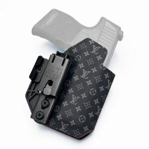 IWB KYDEX holster for SIG Sauer P365 in LV Eclipse pattern with Ulticlip XL and Modwing (ซองพกใน KYDEX สำหรับ SIG Sauer P365)