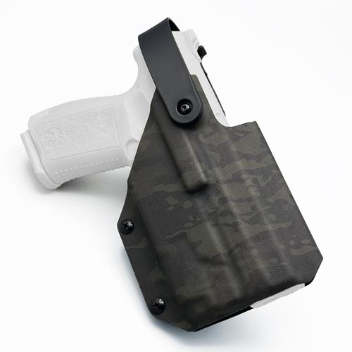 Level 2 CANiK TP9 SF METE-S holster with Olight Baldr Mini (ซองพกนอก TP9 SF METE-S Olight Baldr Mini OWB Level 2)