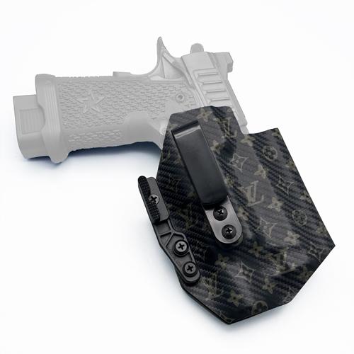 Light-bearing IWB KYDEX holster for Staccato P X300 with Tacware Angled Clip and Modwing (ซองพกใน KYDEX สำหรับ Staccato P ติดไฟฉาย Surefire X300U / X300T)