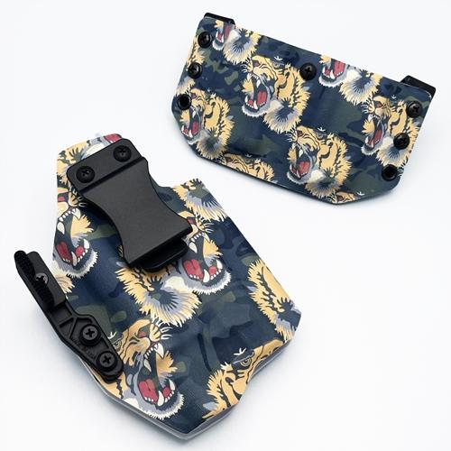 Custom IWB KYDEX holster for Staccato P with X300 and OWB double mag carrier (ซองพกใน KYDEX สำหรับ Staccato P ติดไฟฉาย X300 และซองแม็กคู่พกนอก)